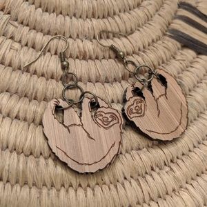 Sloth earrings